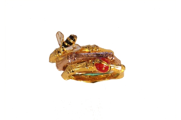 Aurelie Bidermann Beatle and Bee 18K Gold Plated